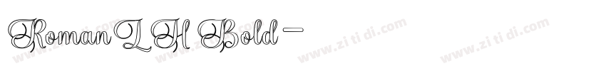RomanLH Bold字体转换 RomanLH Bold字体转换